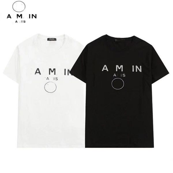 

2022 summer mens designer t shirt casual man womens tees with letters print short sleeves sell luxury men hip hop clothes paris m-4xl #01, White;black