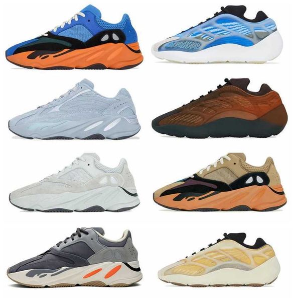 

700 running shoes sneakers reflective tephala runner solid colored grey black 2022 700 v2 v3 inertia 3m vanta men women o 36-45