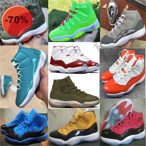 

2022 basketball shoes jumpman 11s cherry neutral olive cool grey 11 legend blue cow ice cream bred pulse-black-universit devil gym red