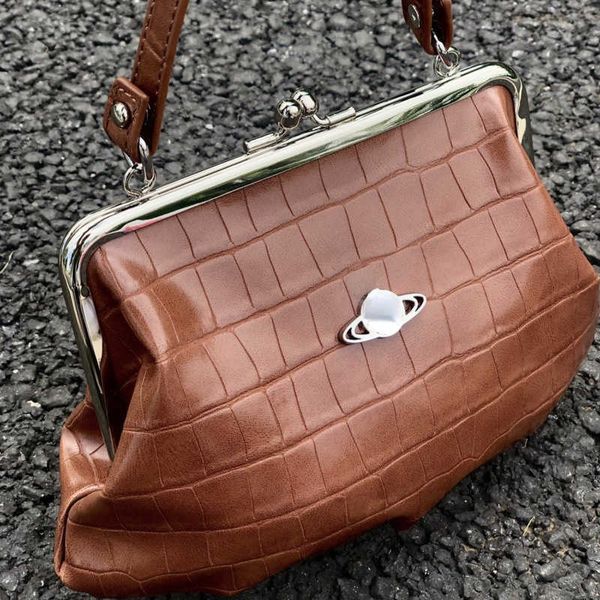 

2022 vivian vivi west women leather bags designer crocodile pattern shoulder bag saturn punk handbag chain bag crossbody wallet aojc