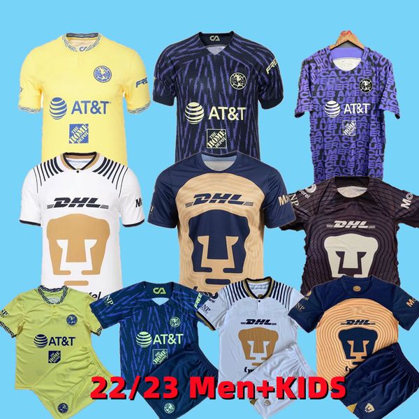 

liga mx club america soccer jerseys 2022 2023 r.martinez d.valdes g.ochoa giovani fidalgo home away 3rd training 22 23 football men women ki, Black;yellow