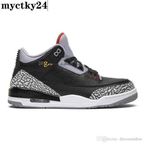 

3 og black cement 2022 basketball shoes shoe mens womens 3s sneakers for size 36-47 854262 001 casual shoes fashion trend