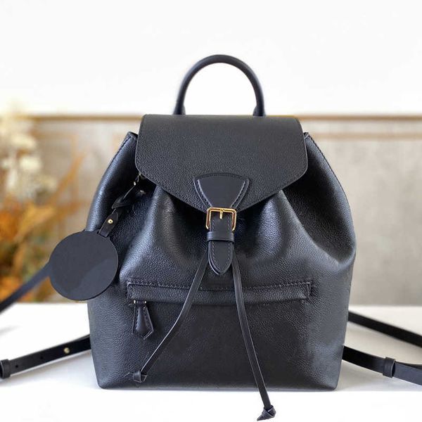 

luxury women montsouris bb backpacks handbags fashion designer school shoulder bag classic student backpack bags embossed flowers nice