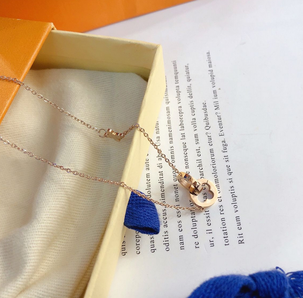 

23ss couple pendant necklaces charm designer round gold necklace women gift popular fashion jewellery brand beautiful good nice, Silver