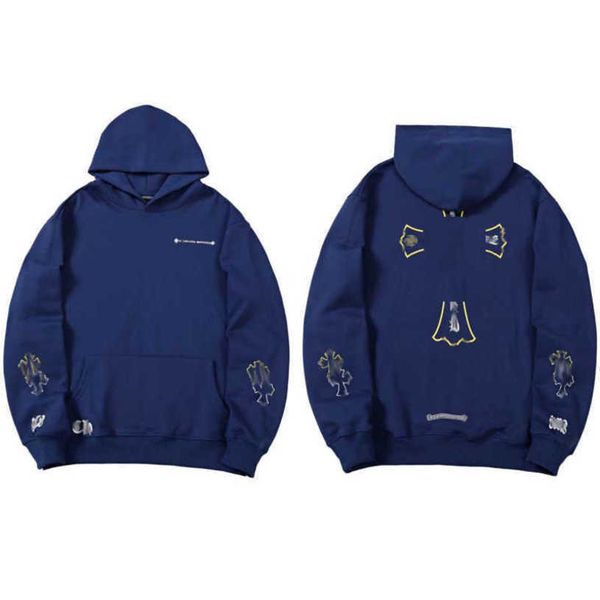 

luxury fashion mens sweatshirts designer hoodies zipper sanskrit graffiti hooded sweater cross pullover hoodie casual women coat sweatshirt, Black