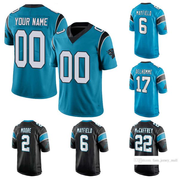 

custom men football jerseys christian mccaffrey brian burns yetur gross-matos marquis haynes derrick brown phil hoskins matthew ioannidis ma, Black;red