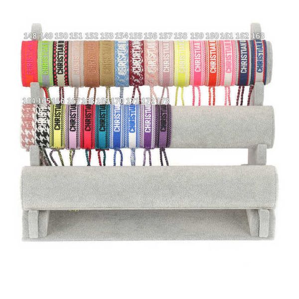 

fashion bracelets women's luxury d brand designer bangle embroidered braided bracelet wedding bohemian letter hand rope trinket men gir, Golden;silver