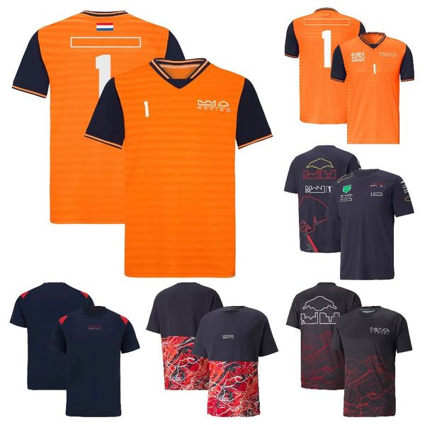 

2022 f1 t-shirt formula 1 t-shirts new f1 racing suit customizable racer t shirts summer casual quick-drying car fans jersey plus size