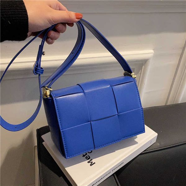 

luxurious designer bottess bags venetas 2022 fashionable new texture woven women's simple diagonal solid color pu fashion rivet sm have