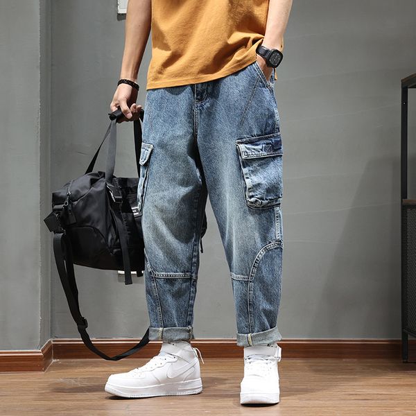 

mens jeans trousers denim pants washing items fashion outwear 22s zmtgp003, Blue