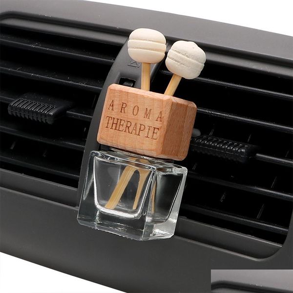 

car air freshener fashion car air freshener hanging glass bottle for essential oils per empty crystal carstyling ornament drop deliv dhtoc