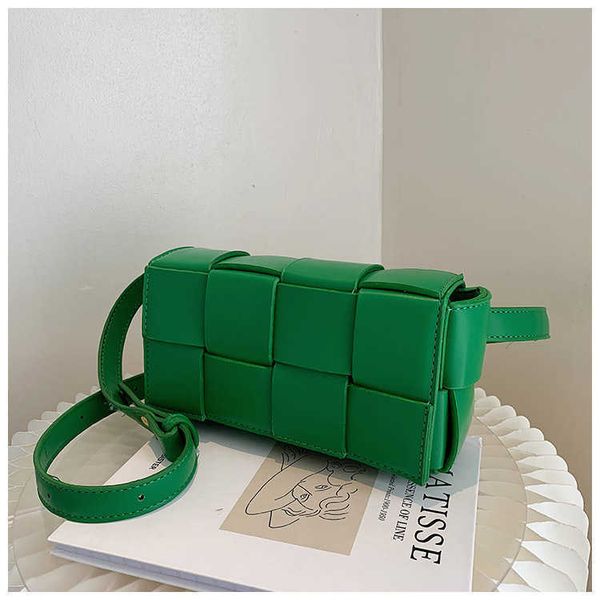 

luxurious designer bottess bags venetas woven pillow women's small square 2022 new fashion pu waist simple chest single shoulder m have