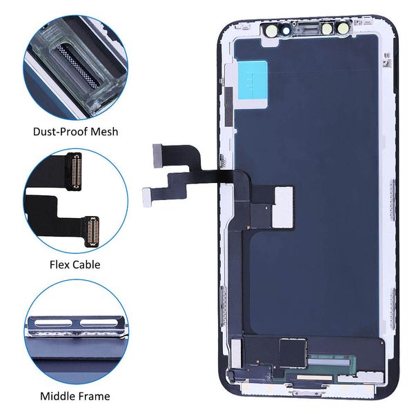 

panels mobile phone lcds display for iphone x xr xs 11 12 13 pro max 8 7 unlocked lcd touch screen
