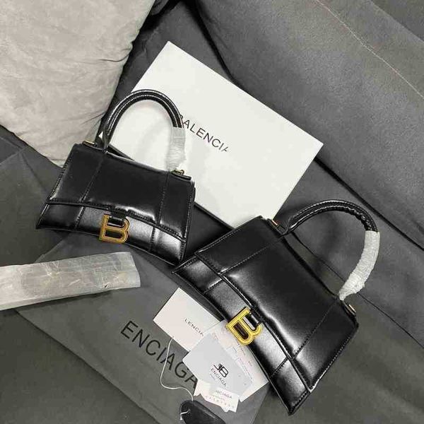 

designer handbags balencigas luxurys hourglass bags b home bag hand carry one shoulder messenger women's high sense leather 2022 net re