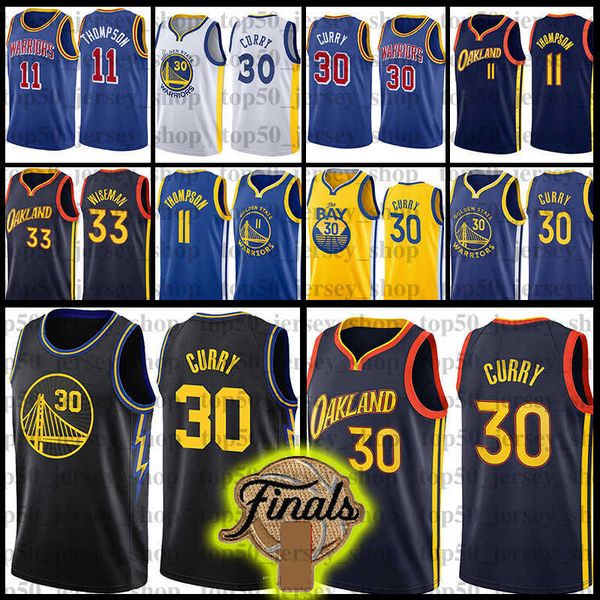 

stephen curry golden state''warriors''basketball klay thompson james 33 wiseman draymond 23 green jersey 2022 glod final, Black;red