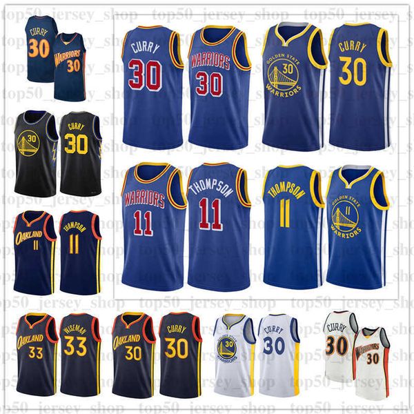 

stephen curry golden state''warriors''men klay thompson james wiseman 30 11 basketball jersey, Black;red