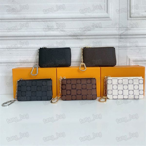 

designer women men mini zippy wallet coin purse bag aa quality charm key pouch accessories m62650 n62650, Red;black