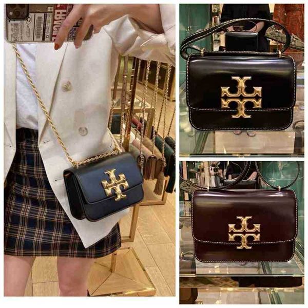 

eleanor handbag torysburchs tb women's bag cowhide lingge flip chain tofu single shoulder messenger small square wm