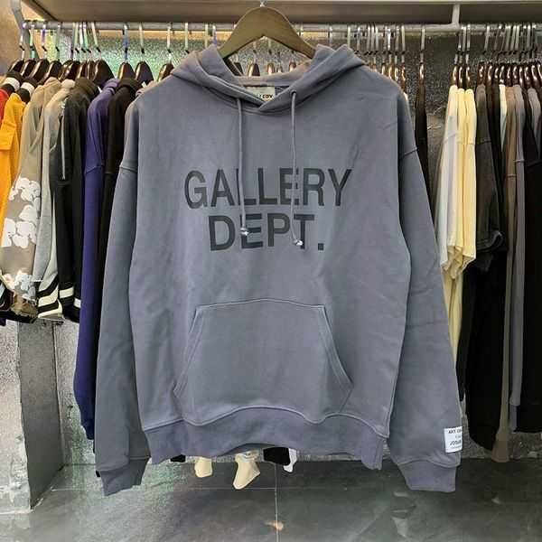 

original straight classic printed high street style cotton terry hoodie sweater men and women, Black