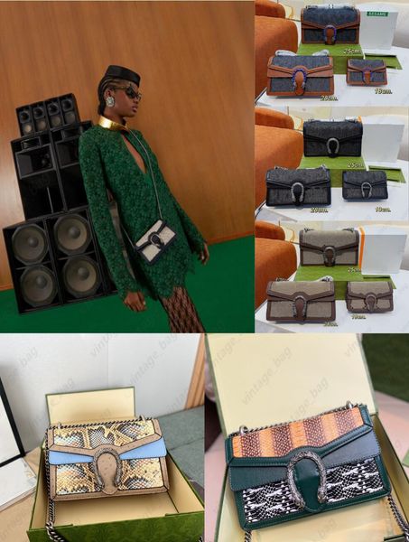 

cross body luxury dionysuss chain mini mm bags evening pouch women's designer tiger head handbag shoulder cross body clutch double g me