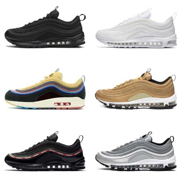 

2022 classic 97 sean wotherspoon 97s mens running shoes vapores triple white black golf nrg lucky and good mschf x inri jesus celestial men