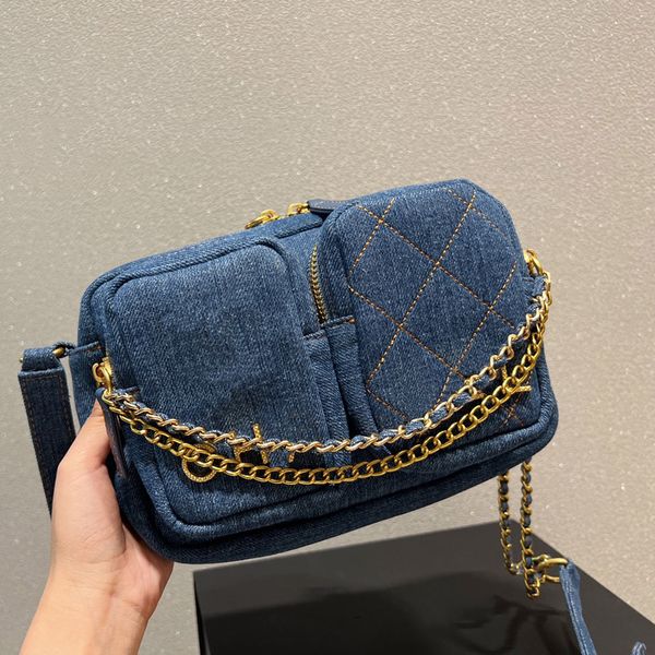 

luxury bags designer bags chain tote bag handbags cowboy shoulder crossbody purse fashion double pockets messenger wallet