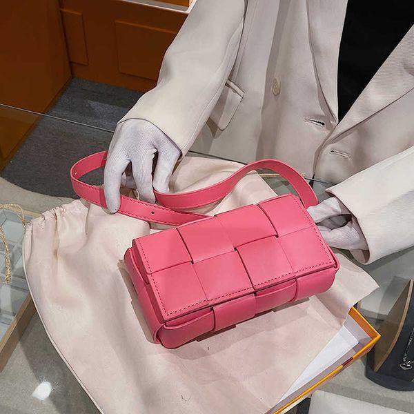 

handbags designer bottess ladies venetas new women's woven 8-grid pillow chest waist small square single shoulder chain leisure dia hav