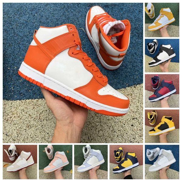 

casual shoes designer sneakers high black white aluminum vast grey unc pink midnight navy varsity purple maize university gold men women