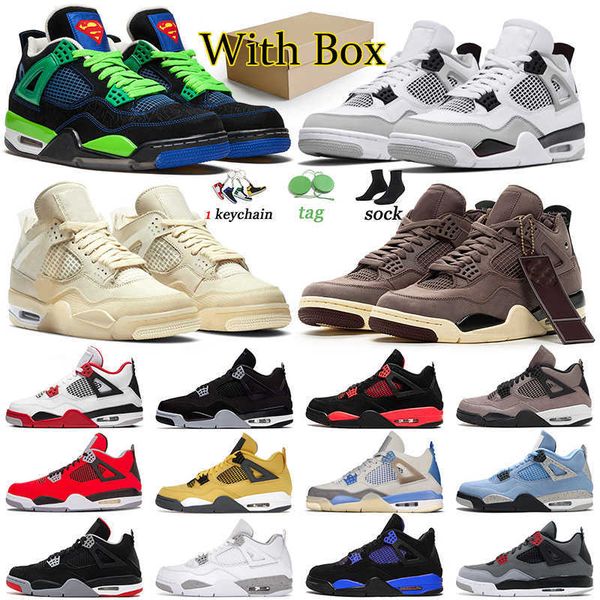 

boots with box 4 jumpman basketball shoes j4 jorden woman military black cats 4s offs white oreo red thunder men trainers violet ore doernbe