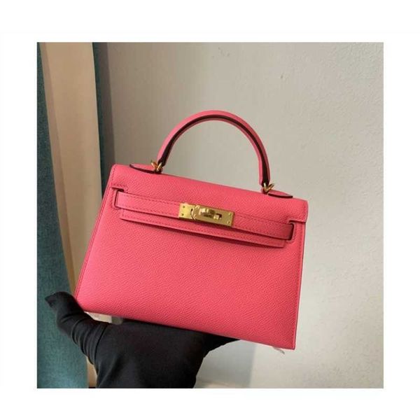 

leather herme platinum bag himalayan beautiful little ck women's 2022 new fashion leather second generation kelies mini small portable