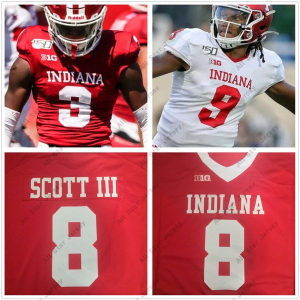 

american college football wear custom indiana hoosiers jersey 94 demarcus elliott 22 jamar johnson 15 nick westbrook 6 donavan hale 3 ty fry, Black