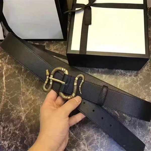 

whole-designer snake buckle famous brand belts luxury belt for men and women genuine leather belt with original box286t, Black;brown