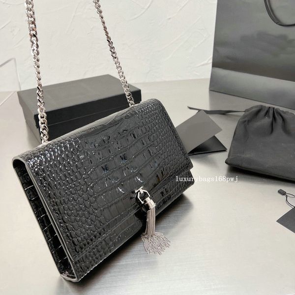 

designer bags handbags luxury wallet crossbody shoulder bag alligator tassel christmas backpacks female tote bag letter chains