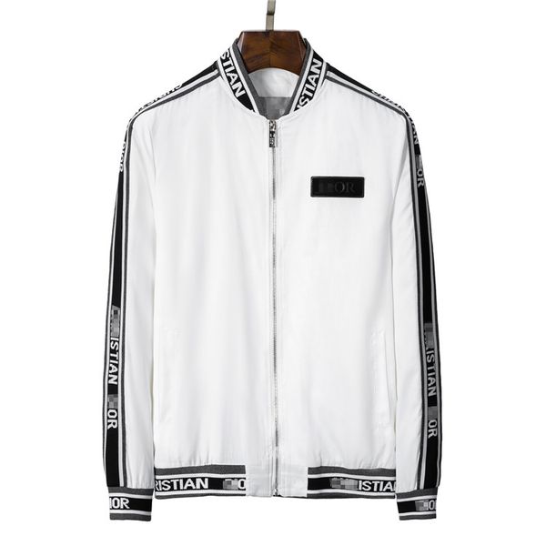 

high-class embroidered jacket over men's jacket is versatile for autumn and winter fashion designer luxury baseball uniform#34, Black;brown