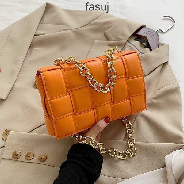 

fashion ladies bottess bags venetas korean version of new 2022 design woven soft leather chain oblique span single shoulder pillow women&#03