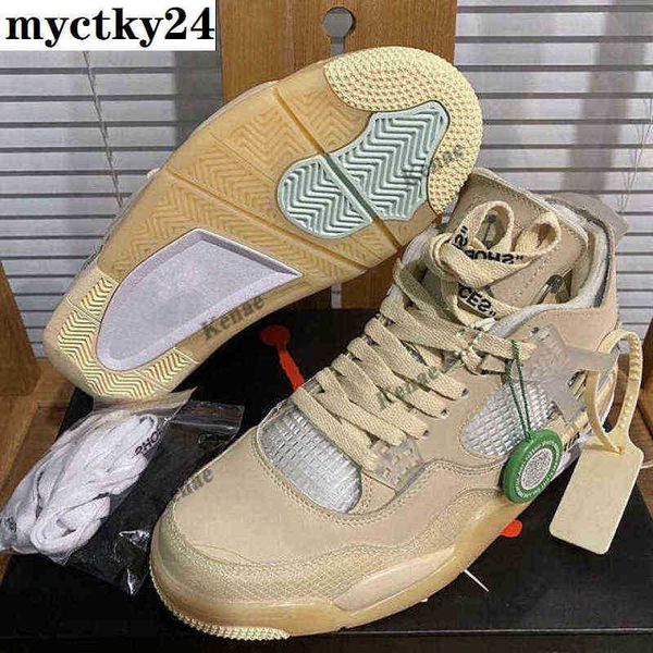 

cream sail black cat white cement men women jumpman 4 4s basketball shoes cactus jack mens trainers sport size36------4698i0