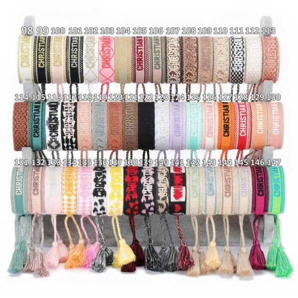 

women's fashion luxury bracelets brand d bangle jewelry designer letter hand woven bracelet simple wrist bohemian rope trinket men girl, Golden;silver