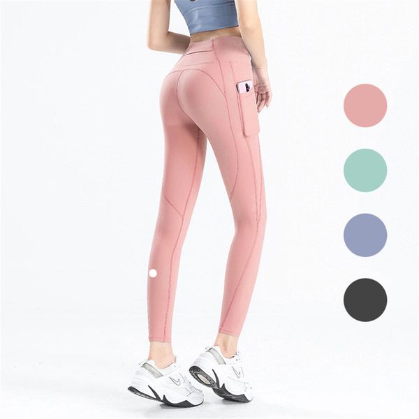 

ll women yoga leggings pants fitness push up exercise running with pocket gym seamless peach butt tight pants