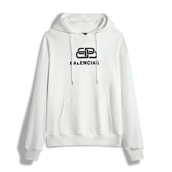 

trendy designer balencigas hoodies bodysuit store family hooded by men women 2022 spring autumn handsome loose long sleeve guards, Black