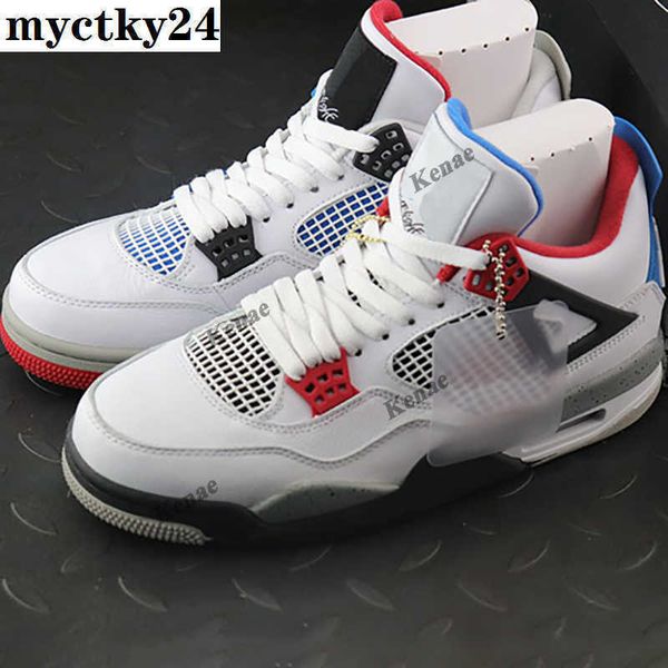 

news men jumpman 4 4s luxury designers basketball shoes kaws travis scotts cactus jack women's red and blue yuanyang trainer
