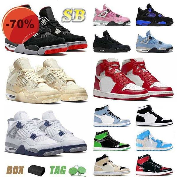 

boots jumpman 1 4 basketball shoes mens womens midnight navy 1s high newstalgia panda reimagined 4s iv blue thunder black cat cactus jack mi