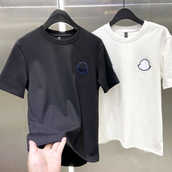 

designer t shirt mens sweatshirt summer cotton short sleeve tshirt men women 3d embroidery pullover t-shirt large size sweat shirts 569v, White;black