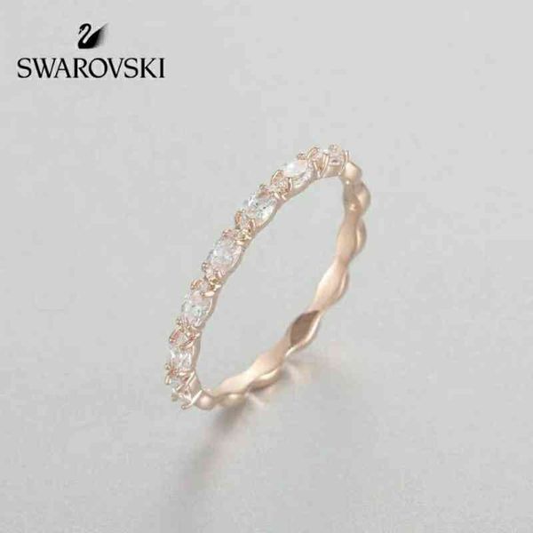

shijia ring rose gold platinum austrian crystal girl gives girlfriend a gift, Silver