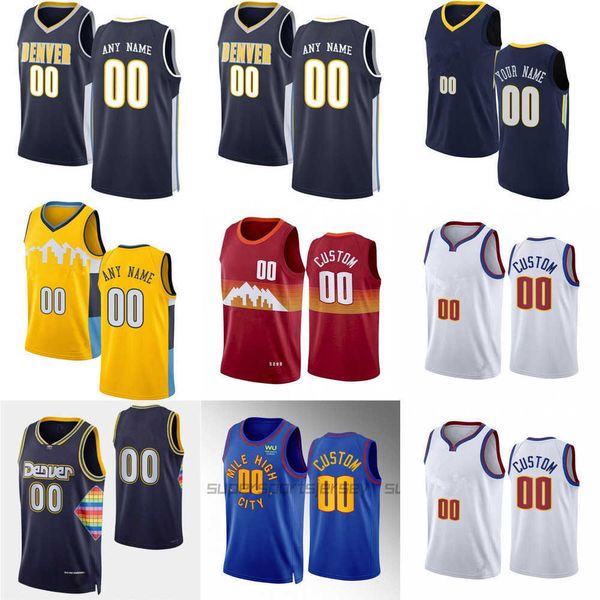 

men women youth denver''nuggets''custom 6 deandre 5 kentavious caldwell-pope 3 bones hyland 14 ish smith 22 zeke nnaji b, Black;red