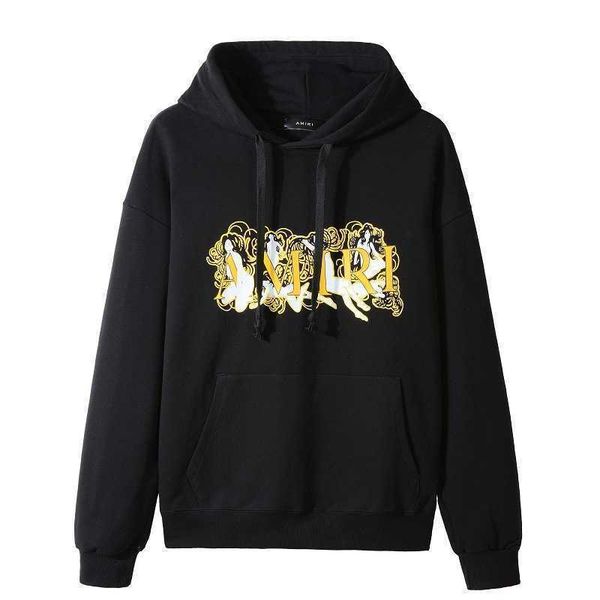 

new street amirs winter hoodie fashion sweatshirt sweat us relaxed hip hop high pullover rqse, Black