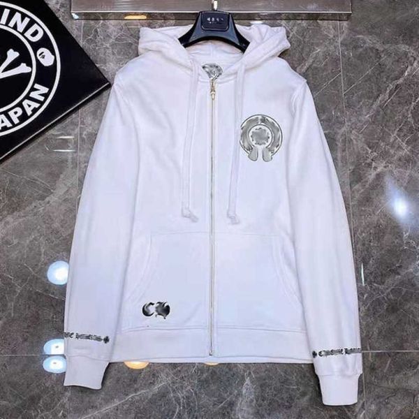 

luxury fashion men's sweatshirts designer classic hoodies zipper hooded sweater cross pullover sanskrit hoodie casual men women coat s, Black