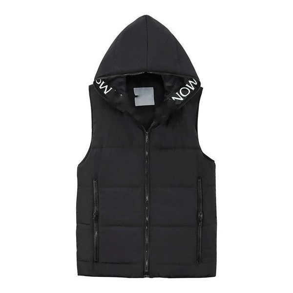 

mon luxury designer vest brand men's gilet classic fashion hip hop hat pattern gilets outdoor casual premium edition 1-color u.s.a orig, Black;white