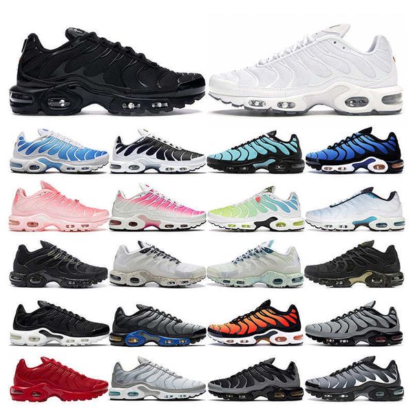 

running shoes trainers outdoor sneakers triple black white hyper university blue smoke grey zebra tn plus 3 men women bat pimento tns mens