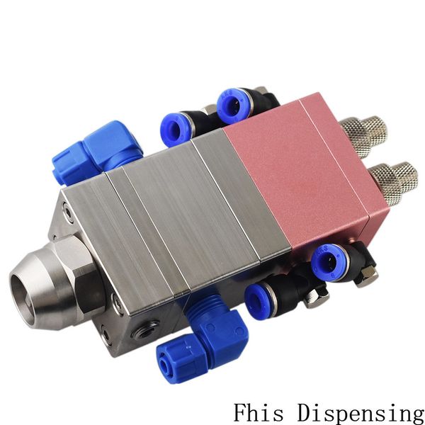 

double iiquid distribution valve 1-1 and 2-1 and 3-1 high flow component made of stainless steel