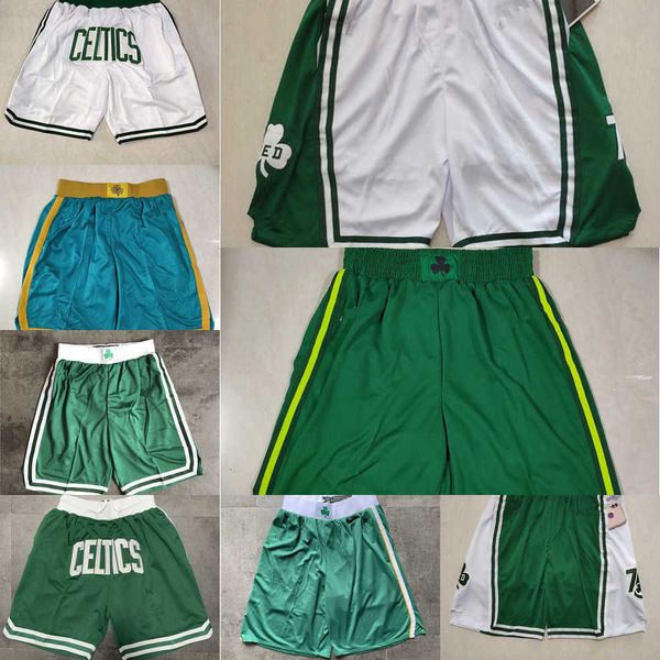

basketball shorts boston''celtics''men throwback pocket green, Black